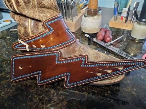 Custom Order Lightning Spur Straps Choose Your Color Spur Straps Dove