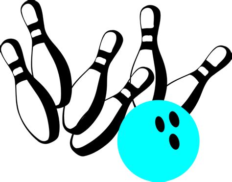 Pins Bowling Teal · Free vector graphic on Pixabay