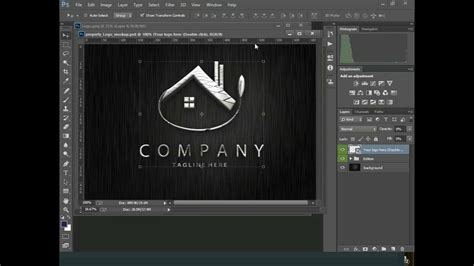 Jinsi Ya Kutengeneza Logo Kwa Kutumia Adobe Photoshop Youtube