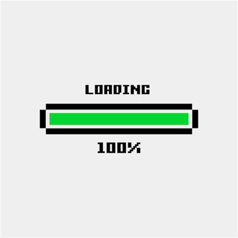 Premium Vector Loading Bar Button Game Graphic Asset