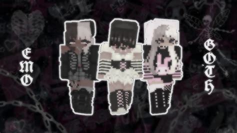 Emogrungegoth Aesthetic Minecraft Skins W Links In Desc 🕸️🕷️ Youtube