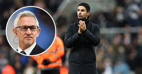 Gary Lineker Sends Mikel Arteta Warning After Explosive Arsenal And