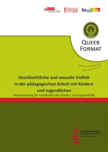 Geschlechtliche Und Sexuelle Vielfalt In Der P Dagogischen Arbeit Mit