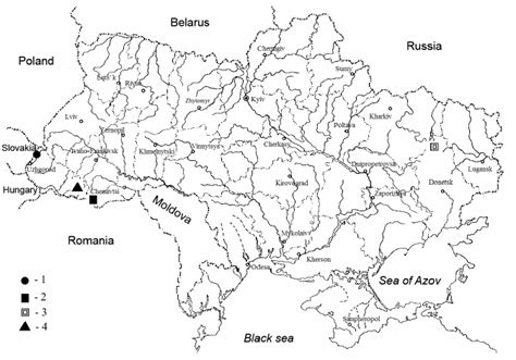 Distribution Of Scoliciosporum Pruinosum P James Vězda 1 S
