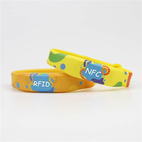 Custom Rfid Wristband Adjustable Silicone K K Mifare Bracelets