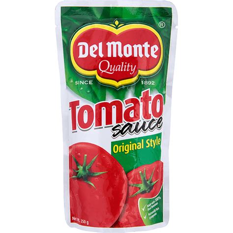 Del Monte Tomato Sauce Original Style 250g Pasta Sauces Walter Mart