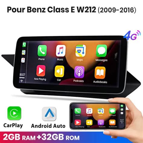 POUR MERCEDES BENZ E Klasse W212 NTG4 5 Carplay Android Autoradio GPS