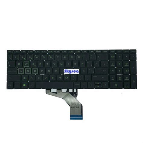 For HP Pavilion GAMING 15 Dk0000 17 CD000 Keyboard Green Backlit