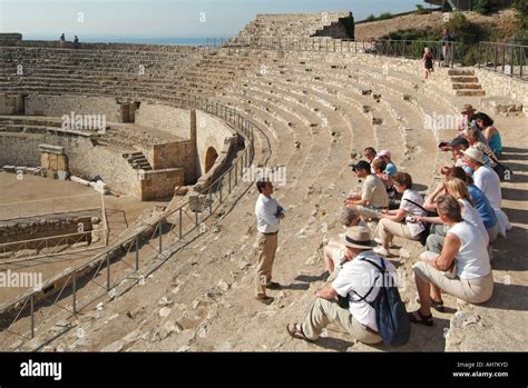 Tarragona Roman Amphitheatre Historical Ruin At A UNESCO World Heritage