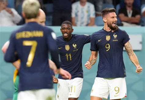 Qatar 2022 La France Renverse Puis Corrige Laustralie 4 1