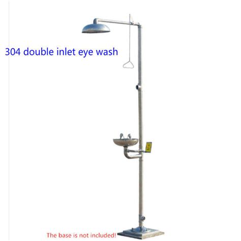 304 Stainless Steel Compound Eye Washer Emergency Spray Vertical Shower