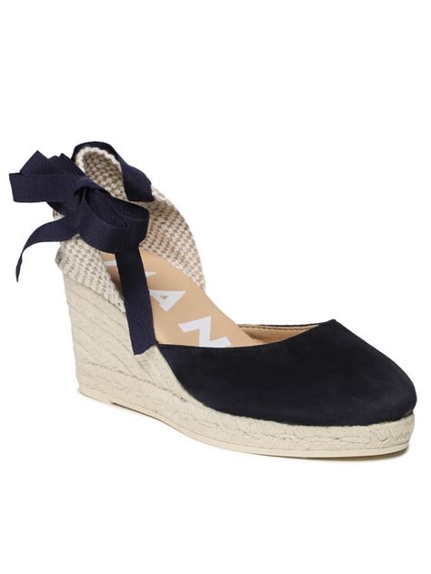 Manebi Espadrile Low Wedge Espadrilles M Wl Bleumarin Modivo Ro