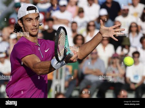 Tennis Club Napoli Napoli Italy October 23 2022 Lorenzo Musetti Of