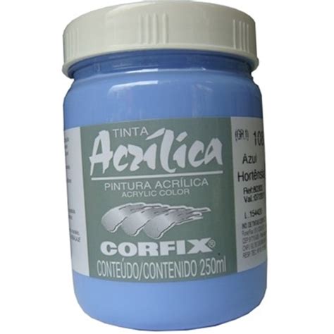 Tinta Acr Lica Corfix Ml Azul Hort Nsia Submarino