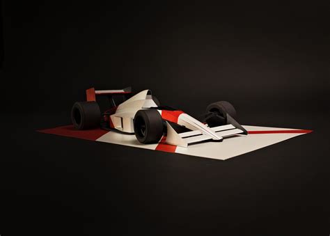 Formula 1 Legend - Papercraft Car Sculpture - Shop