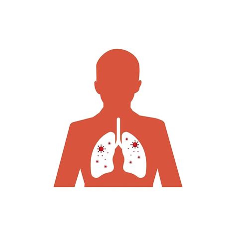 Icono De Pulmones Vector Premium