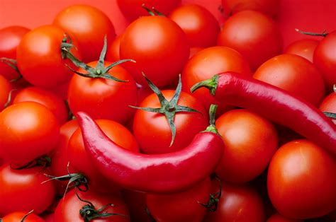 K K K Tomatoes Chili Pepper Red Hd Wallpaper Rare Gallery