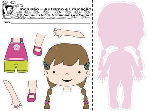 Atividade Do Corpo Humano Para Educação Infantil - Atividade Sobre Corpo Humano Educação Infantil — KERUSSO