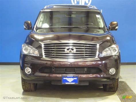 2011 Dark Currant Infiniti QX 56 4WD 60752738 Photo 2 GTCarLot