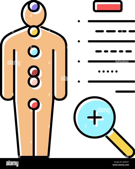 Human Health Examination Endocrinology Color Icon Vector Illustration