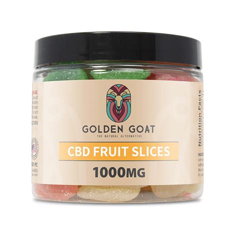 Cbd Gummy Fruit Slices 1000mg 16oz