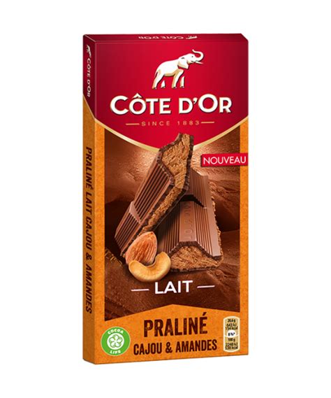 C Te D Or Lait Pralin Cajou Amandes Online V S Rl S