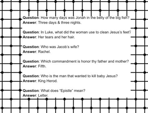 100 Bible Trivia Questions And Answers Plus Printables Our Blog M 89114