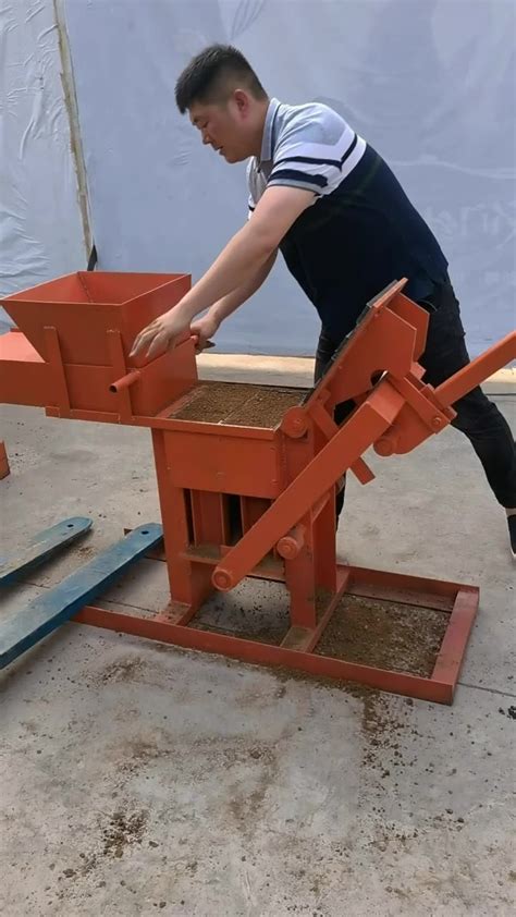 Low Cost Clay Brick Machine Manual Type Soil Brick Making Machine For