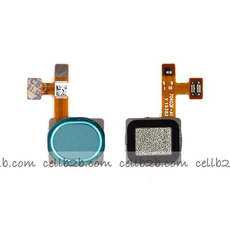 Flex Con Lector De Huella Para Samsung A21 A215F Azul CELLB2B