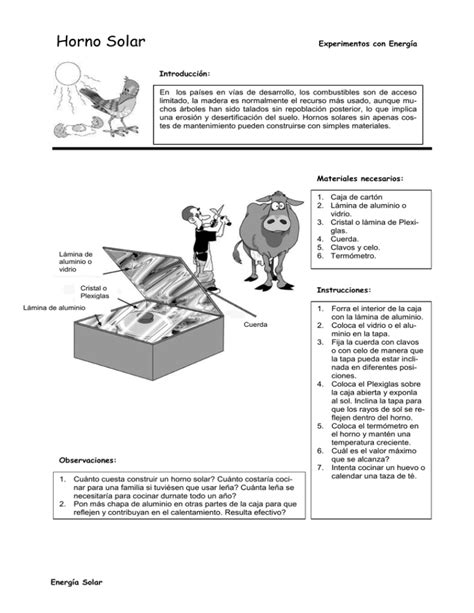 Horno Solar