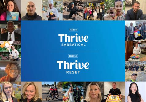Hilton Announces 2024 Thrive Sabbatical and Thrive Reset Winners