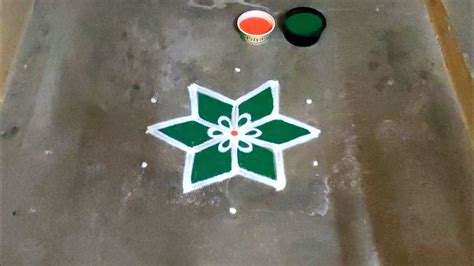 Chithirai Madham Flower Colour Kolam Designs Dots Small Muggulu Daily