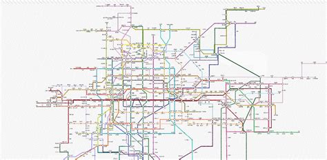 【北京地铁】北京市2050地铁路线网远瞻规划图ver 2 哔哩哔哩