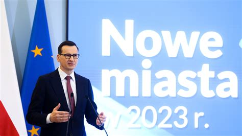 15 nowych miast w 2023 roku Premier ogłosił zmiany na mapie Polski