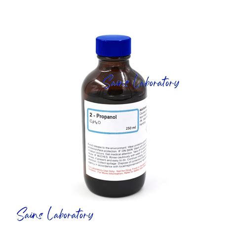 Jual Propanol Ml Ipa Isopropanol Isopropil Alkohol Ml C H O