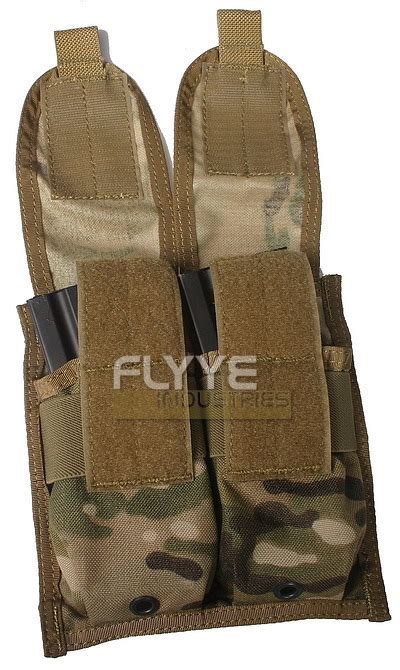 FLYYE MOLLE Double M4 M16 Mag Pouch Ver FE Multicam Airsoft