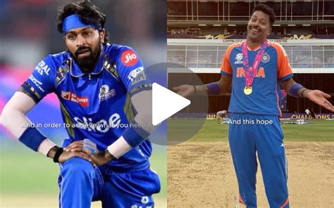 Watch Hardik Pandya Shares A Motivational Video After T20 WC