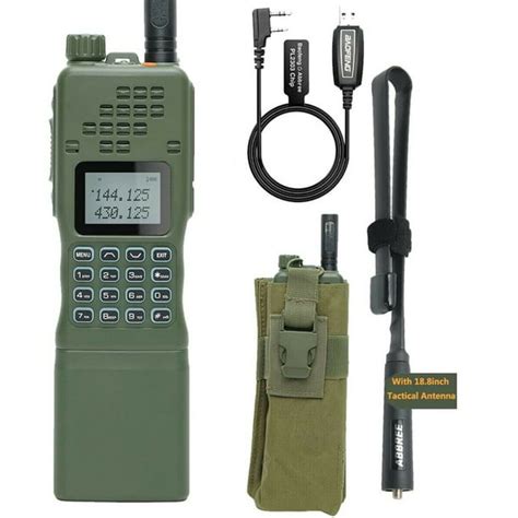 Abbree Ar 152 10w Ham Radio Powerful Military Grade Tactical Long Range Walkie Talkie With Cable