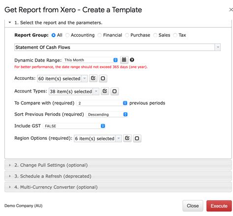 Xero Statement Of Cash Flows G Accon Help Center