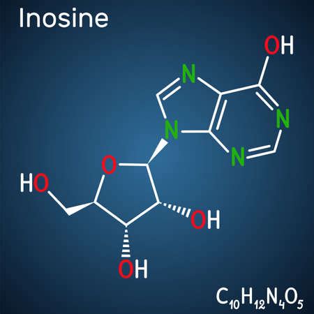 Vector of Inosine molecule. It is purine - ID:171197979 - Royalty Free ...