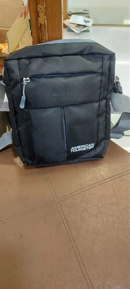 Black Polyester American Tourister Sling Bag At In New Delhi Id