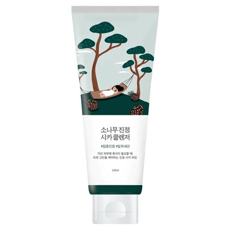 Пенка для умывания Round Lab Pine Calming Cica Cleanser с сосной и ...