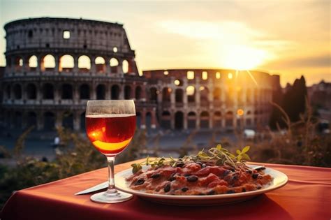 Premium AI Image Italian Culinary Delight In Rome