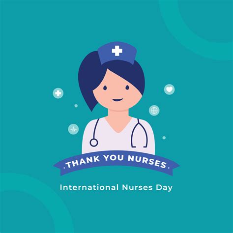 Thank you nurses. International nurses day design template 21955965
