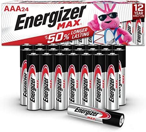 Amazon Energizer AAA Batteries Max Alkaline 24 Count Health