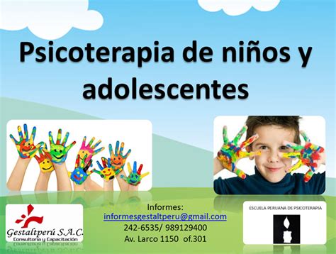 Niños Y Adolescentes Gestalt Perú