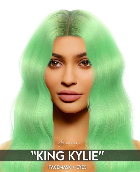 KING KYLIE SKIN FACEMASK OVERLAY EYES SLEPHORA Jenner Hair