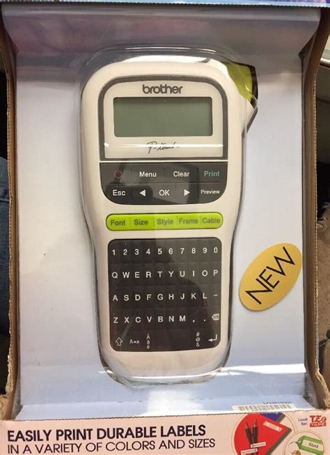 New Brother P Touch PT H110 Easy Portable Label Maker PTH110 Labeler