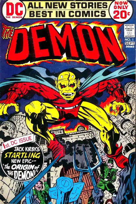 The Demon Jack Kirby Art Cover St Appearance Pencil Ink