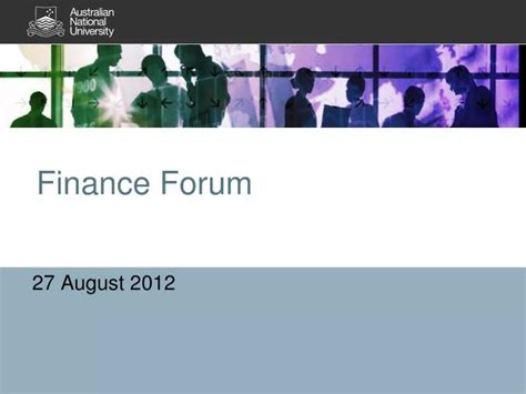 finance forum powerpoint    id